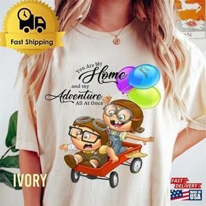 Carl And Ellie Pixar Up Disney World Retro Classic Unisex T-Shirt